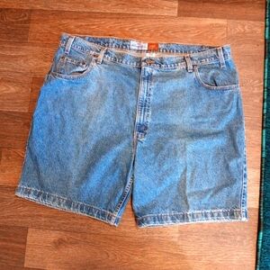 Vintage Levi's Orange Tab Classic Denim Men's Shorts Size W48 Loose Fit